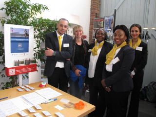 Mme Jessica Santini, Acfi avec les hôtesses d'accueil d'Idée 53