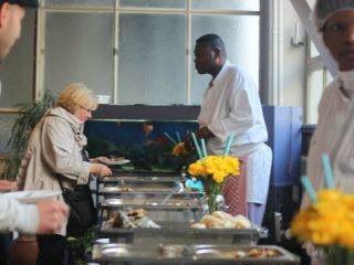 Le buffet des stagiaires